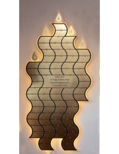 Tableau avec 69 plaque...