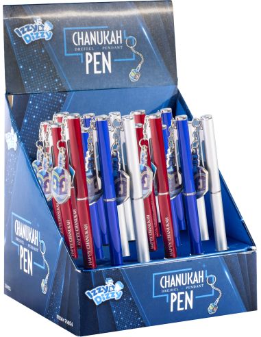 Stylo pendentif toupie de Hanoukka
