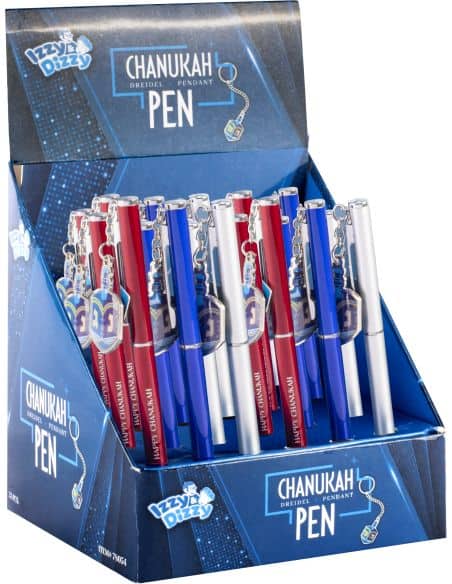 Stylo pendentif toupie de Hanoukka