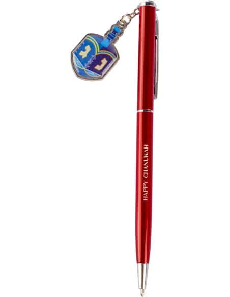 Stylo pendentif toupie de Hanoukka