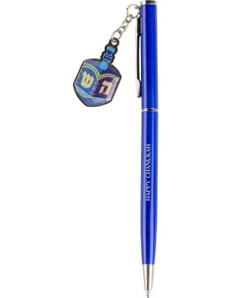 Stylo pendentif toupie de Hanoukka