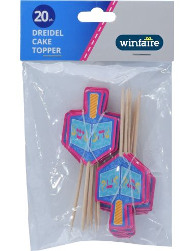 Décorations de gâteaux toupie, ensemble de 20 pièces