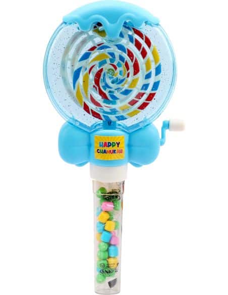 Sucette LED de Hanoukka remplie de bonbons