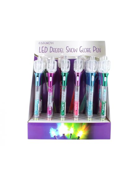 Stylo boule à neige LED Dreidel