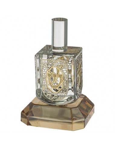 Toupie en cristal avec plaque et socle