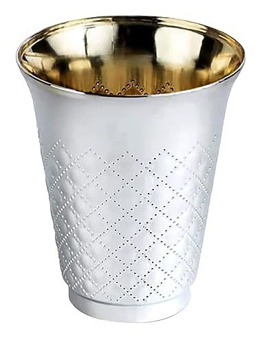 Lot de 10 Verres de Kidouch argenté...