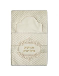 Oreiller Brit en cuir 74x50 cm avec broderie