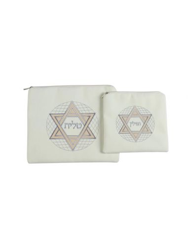 Set de sacs Talit et Téfiline – Maguen David (Étoile de David)