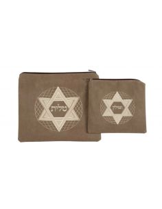 Set de sacs Talit et Téfiline – Maguen David (Étoile de David)
