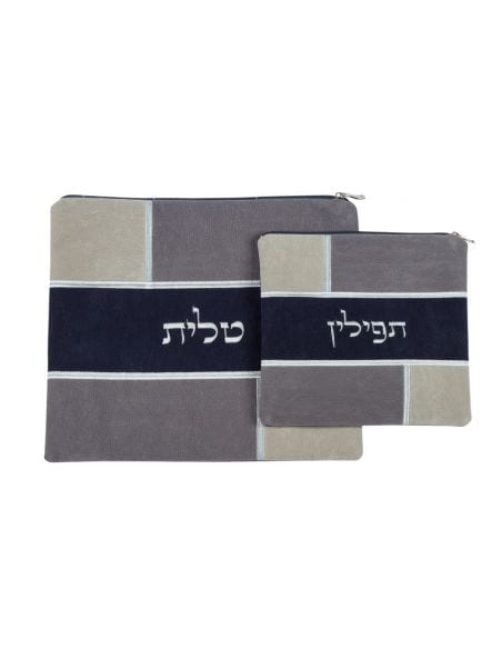 Set de sacs talit et téfilines – design puzzle