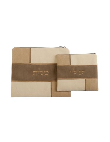 Set de sacs talit et téfilines – design puzzle