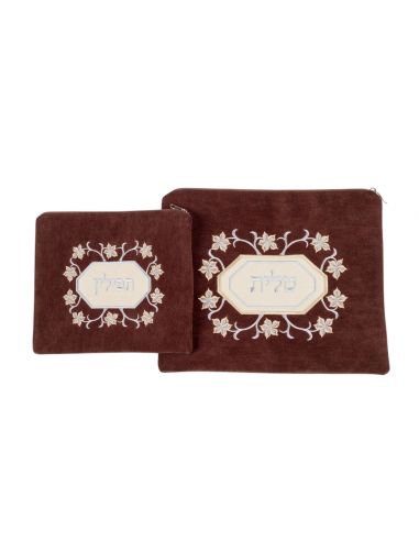Set de sacs talit et téfilines – design diamant