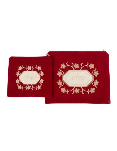 Set de sacs talit et téfilines – design diamant