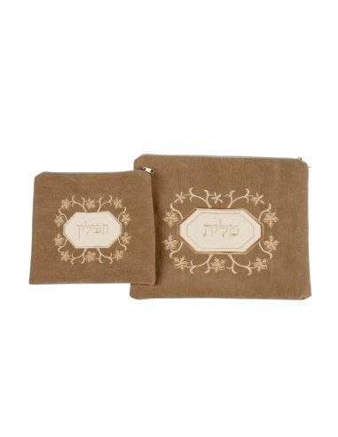 Set de sacs talit et téfilines – design diamant