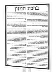 Birkat Hamazon mural Sépharade