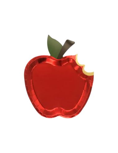 ASSIETTES EN FORME DE POMMES 