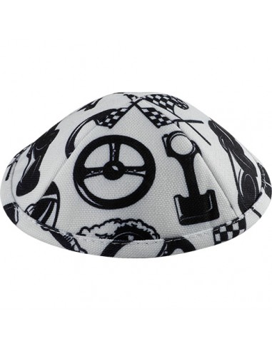 Kippa en tissu taille 2 17,5 cm