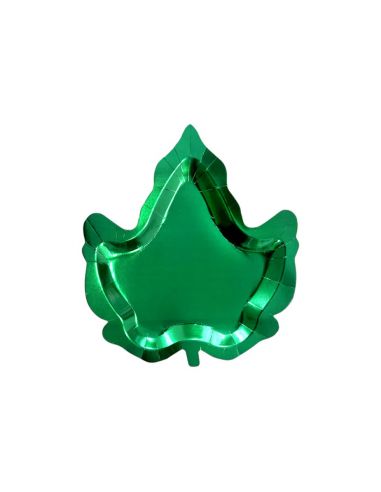 Assiette feuille pour Souccot 18 cm