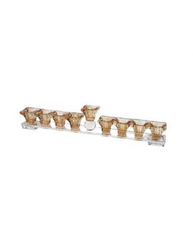Menorah en cristal modèle Ember