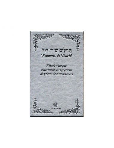 Psaumes De David Avec Perek Chira Gris