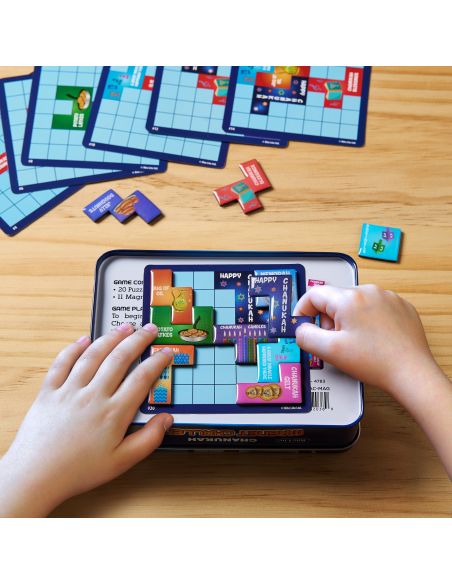 Jeu défi magnétique Hanoucca 62,5×45 boîte en métal