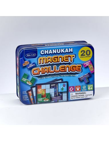 Jeu défi magnétique Hanoucca 62,5×45 boîte en métal