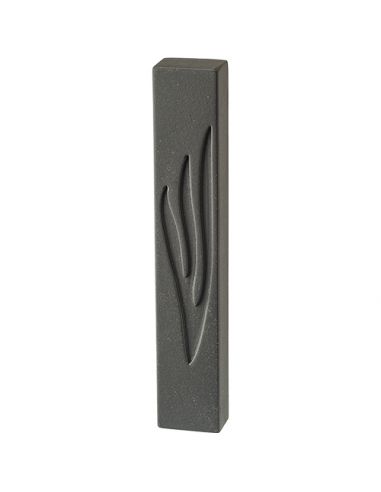 Boitier de Mezouza 30 cm pierre couleur noir