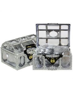 Le Coffre au Trésor Argenté : des pièces de chocolat de Hanoukka