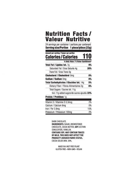 Médaillons de chocolat Silver Parve – Sans noix