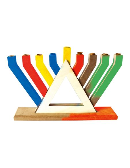 Créez votre propre menorah en bois