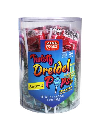 Sucettes Twisty Dreidel – Assorties