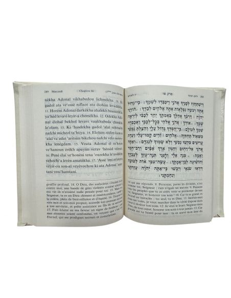 Tehilim Le livre des psaumes moyen format Hébreu Français phonetiq