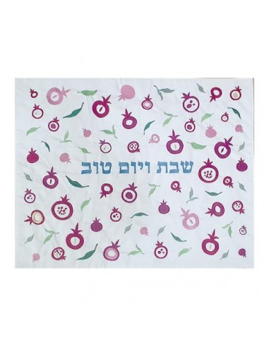 Couvre hallah brodé – grenades...