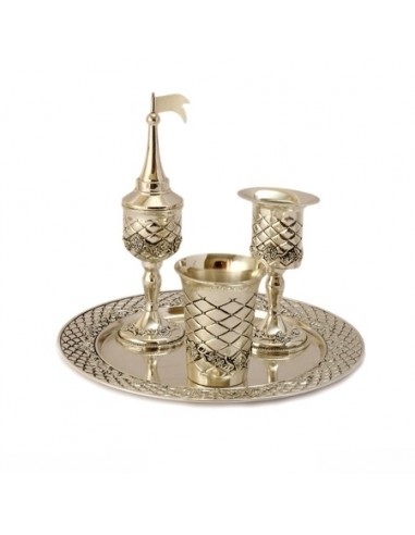 Set de Havdalah Argenté
