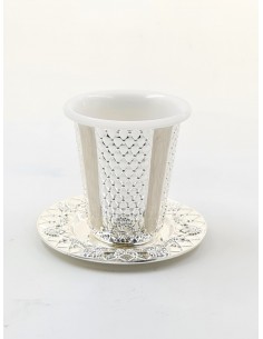 Verre de Kiddouch Argenté...