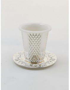 Verre de Kiddouch argentée...