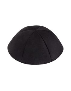 IKippa noire en polyester 6 part