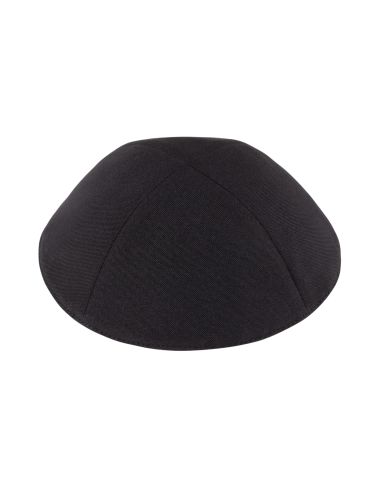 IKippa noire en polyester 4 part