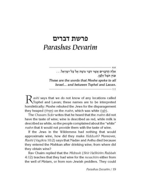 Rav Chaim Kanievsky on Chumash 5 Volume