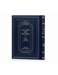 Le Livre des Psaumes – Édition hébreu, français et phonétique grand format bleu