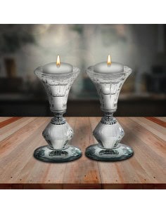 Bougeoirs Cristal 11 Cm 2